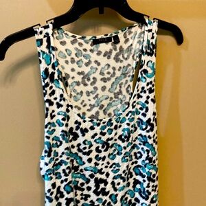 Apt. 9 Black and White Sleeveless Tank Top